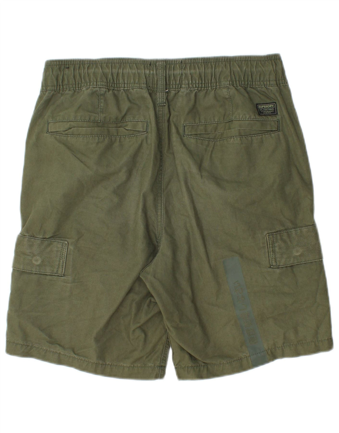 Superdry Herre Cargo Shorts Små W30 Grøn Bomuld