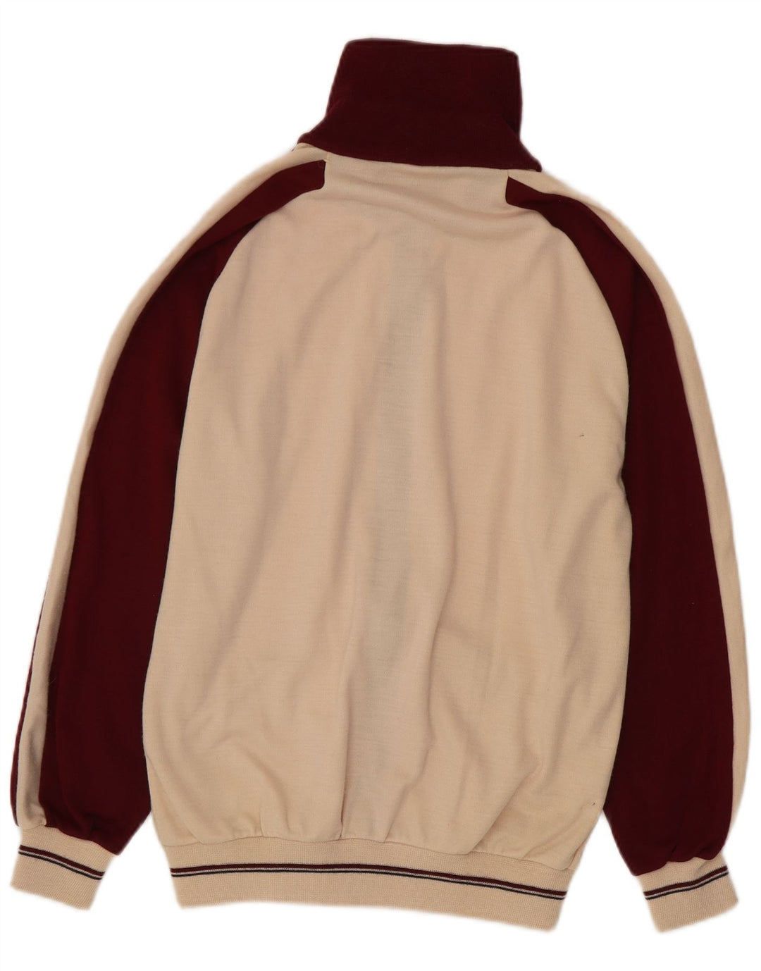 Vintage hel træningsdragt til kvinder EU 40 Medium Burgundy Colourblock Retro
