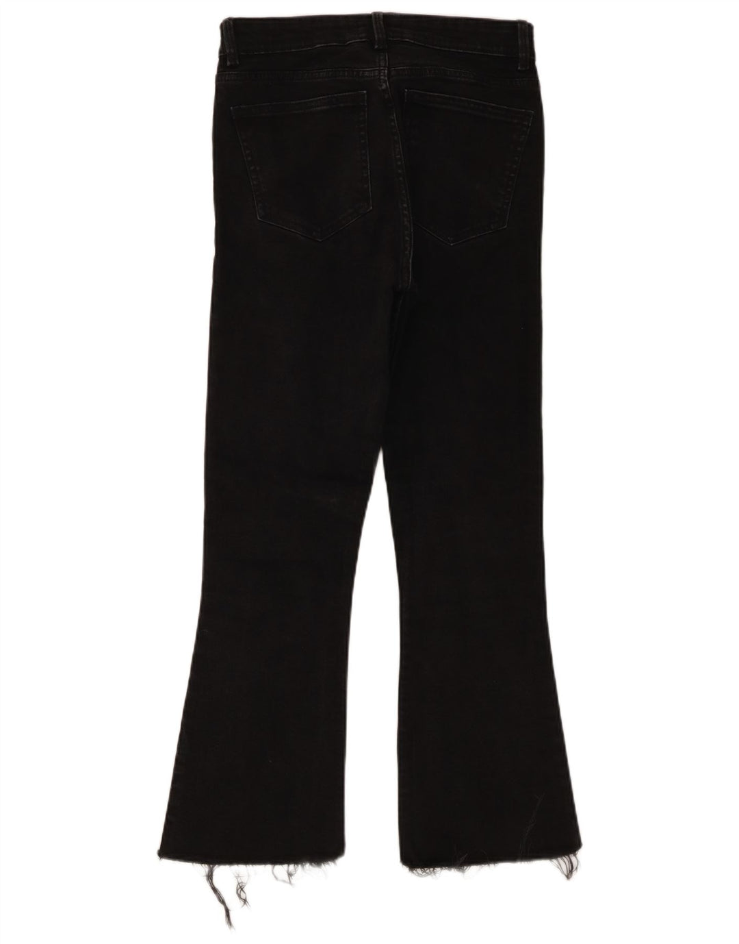 Zara Dame Bootcut Jeans EU 38 Small W28 L27 Sort