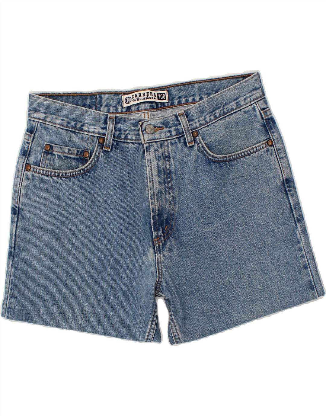 CARRERA Womens Denim Shorts EU 44 XL W34 Blue Cotton Vintage Carrera and Second-Hand Carrera from Messina Hembry 