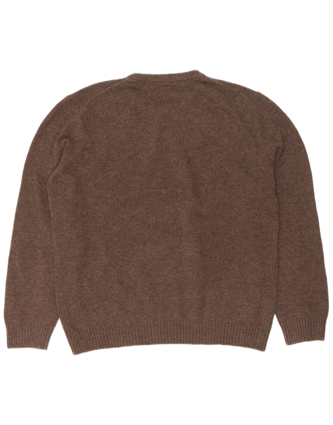 Marlboro Classics Herre Crew Neck Jumper Sweater XL Brun Uld