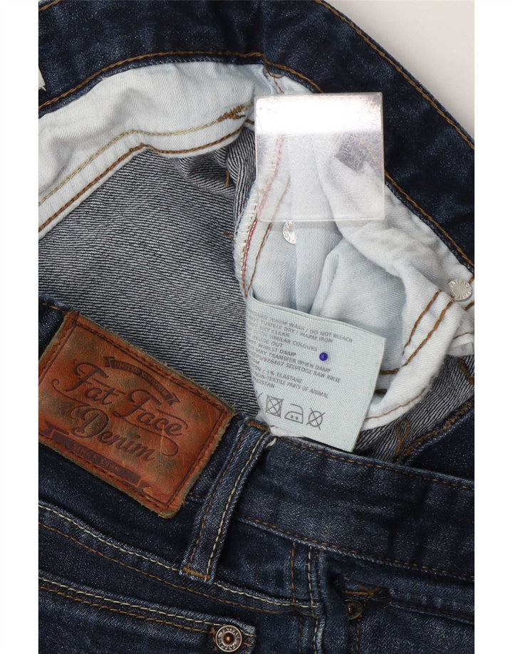 Fat Face Herre Straight Jeans W32 L30 Blå Bomuld