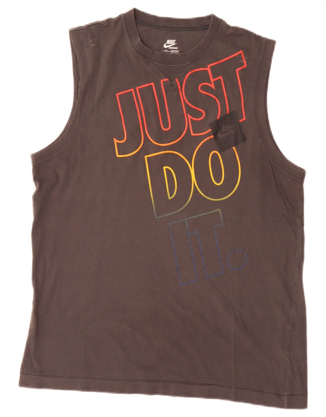 Nike Boys Grafisk Vest Top 13-14 år XL Grå