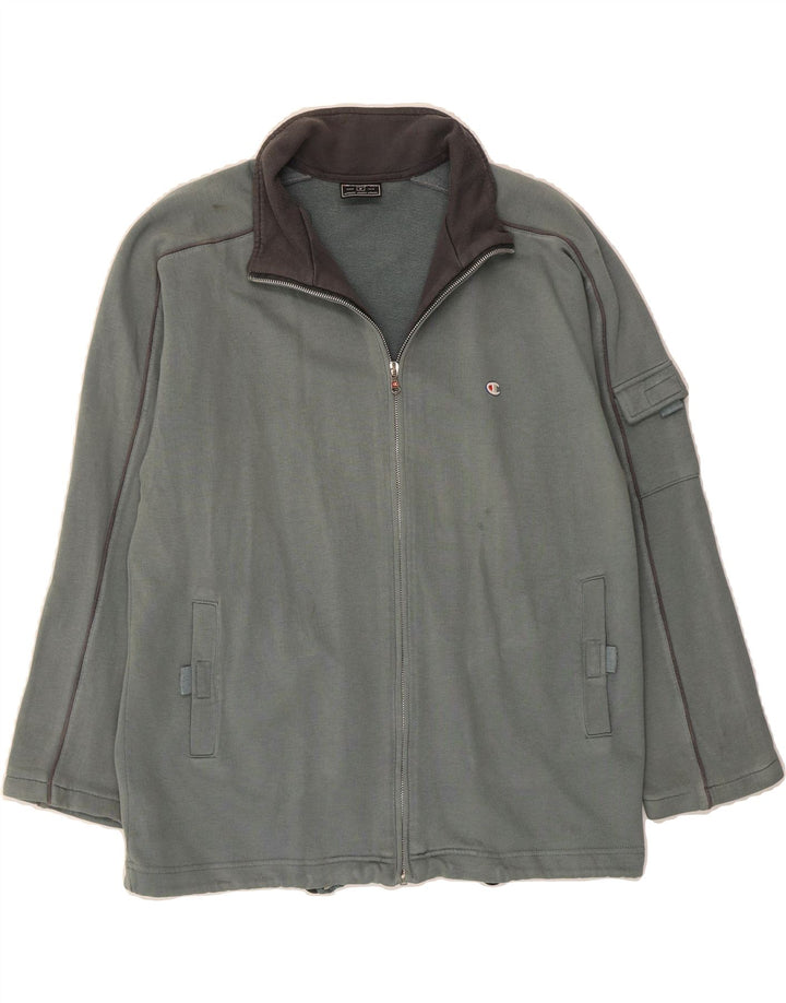 CHAMPION Mens Tracksuit Top Jacket Medium Blue Cotton Vintage Champion and Second-Hand Champion from Messina Hembry 
