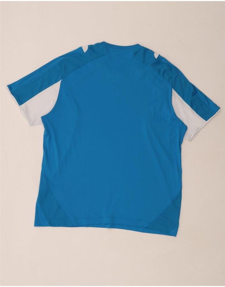 Lotto Herre T-Shirt Top 2XL Blå Colourblock Polyester