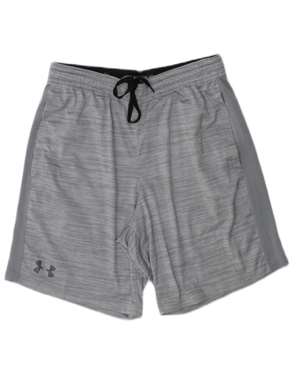 Under Armour Herre Heat Gear Sports Shorts Medium Grey Flecked