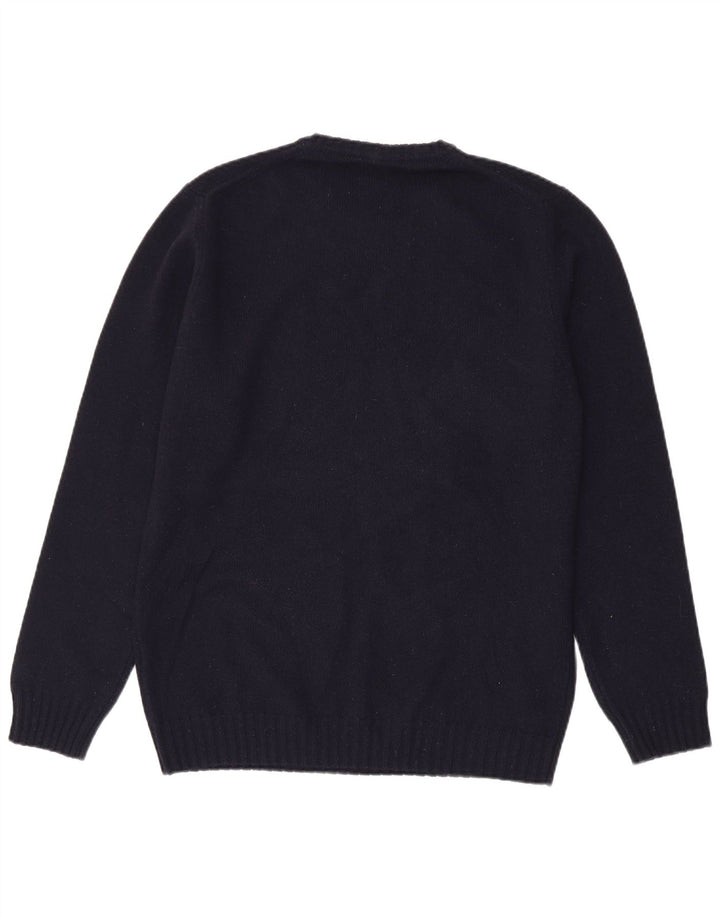 Massimo Dutti Herre sweater med rund hals XL marineblå