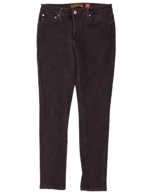 Superdry Skinny Jeans til mænd W34 L32 sort bomuld
