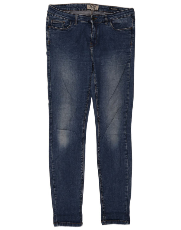Fat Face Womens Skinny Jeans UK 14 Large W32 L31 Blue Cotton
