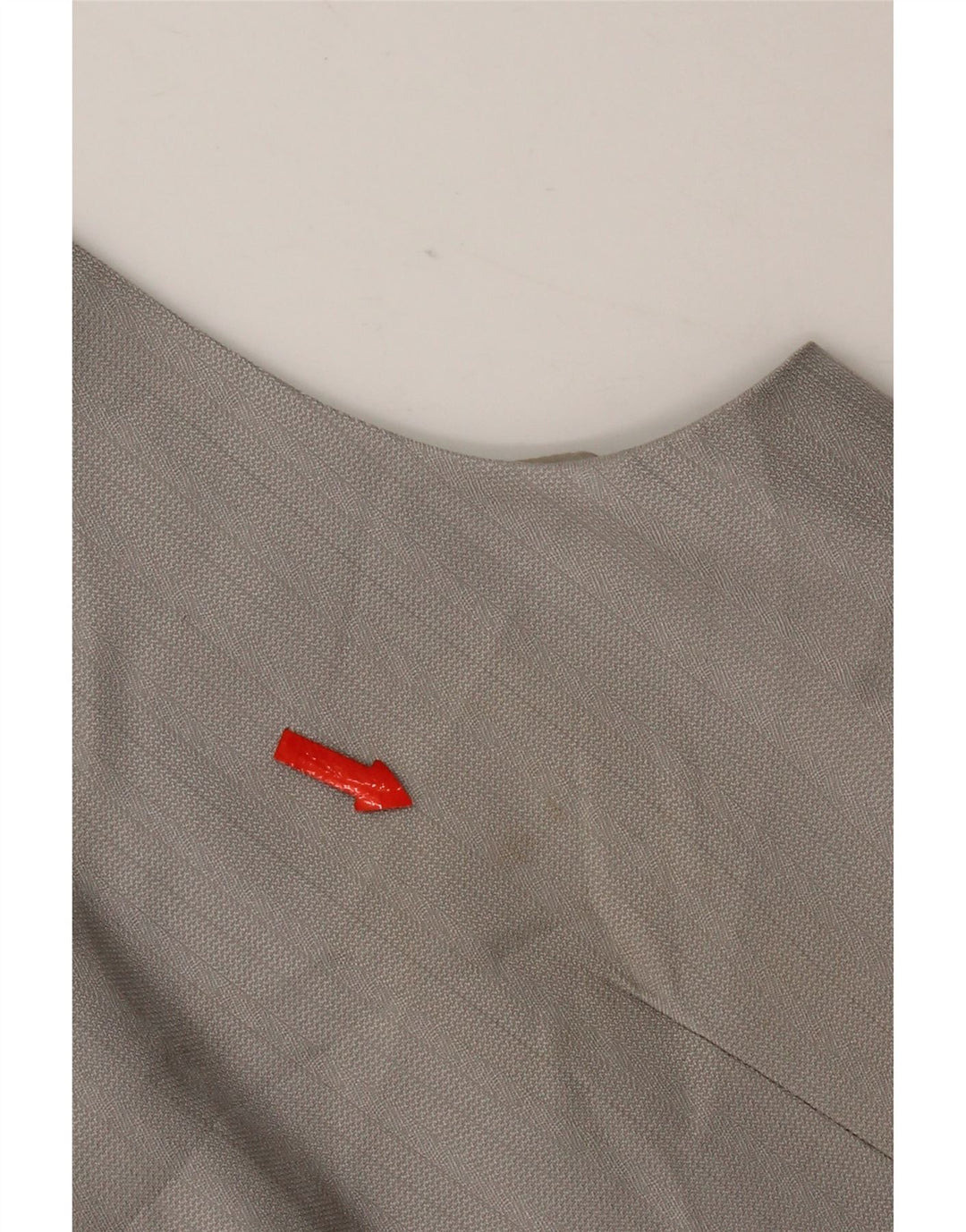 San Remo herrevest mellemgrå nålestribe