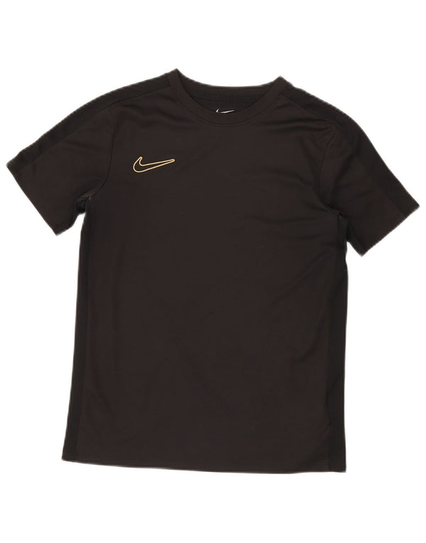 NIKE Dri Fit T-Shirt Top 12-13 år Stor sort polyester