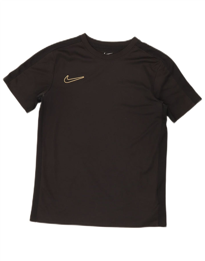 NIKE Dri Fit T-Shirt Top 12-13 år Stor sort polyester