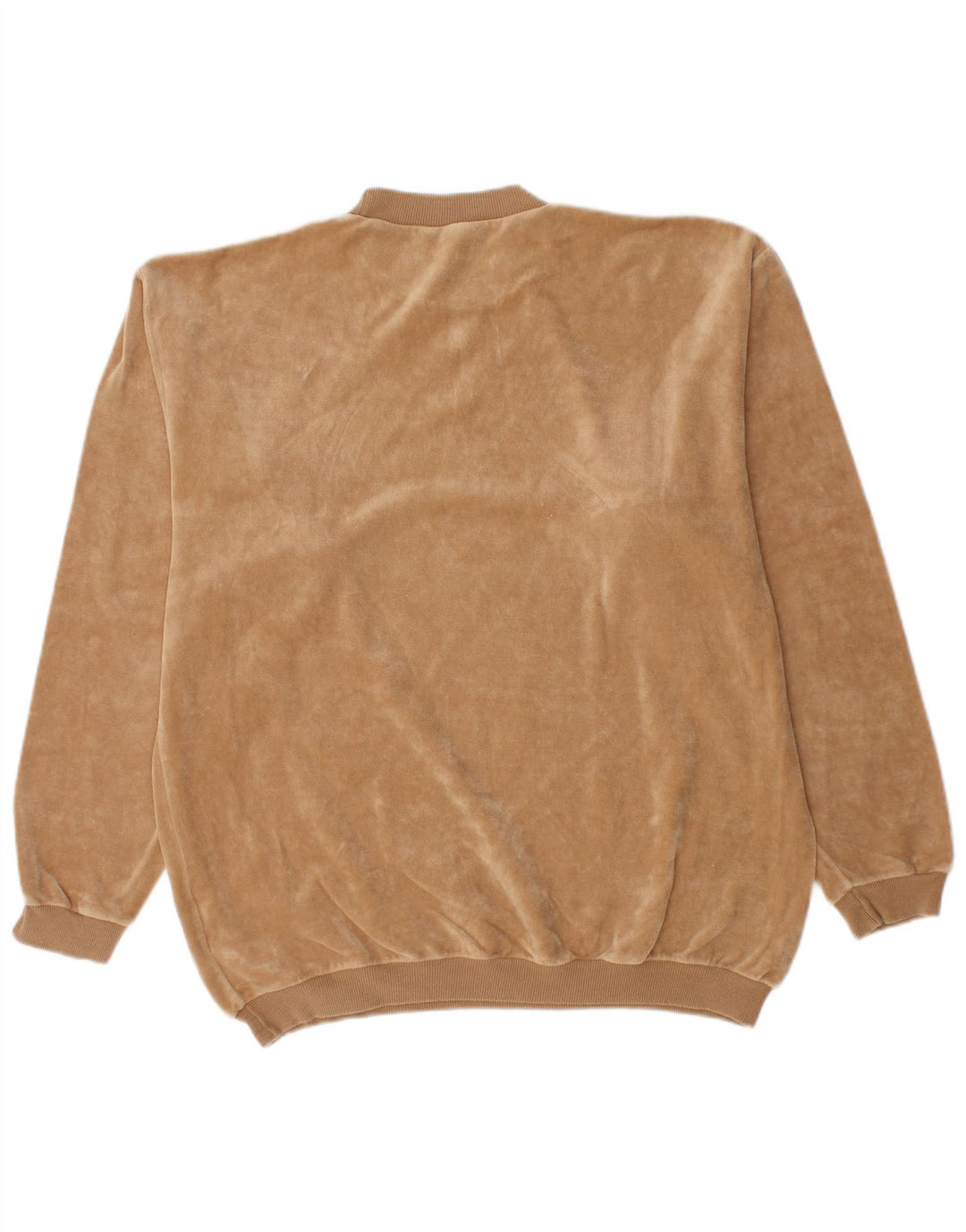 VINTAGE Sweatshirt til mænd UK 38/40 Medium Beige Bomuld