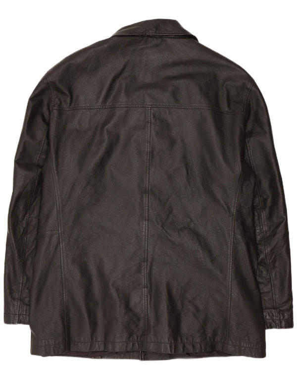 Route 66 Herre Læderjakke UK 44 2XL Sort Læder