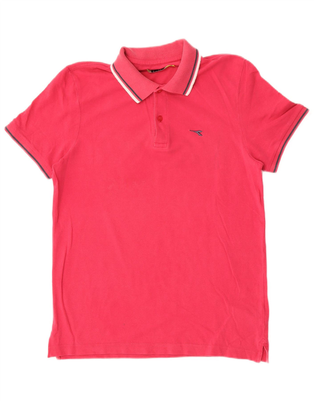 Diadora herre poloshirt Medium Pink Bomuld
