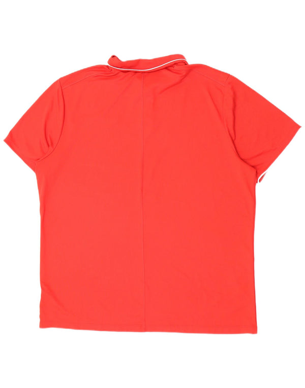 Nike Mens Regular Fit Polo Shirt 2XL Red Polyester