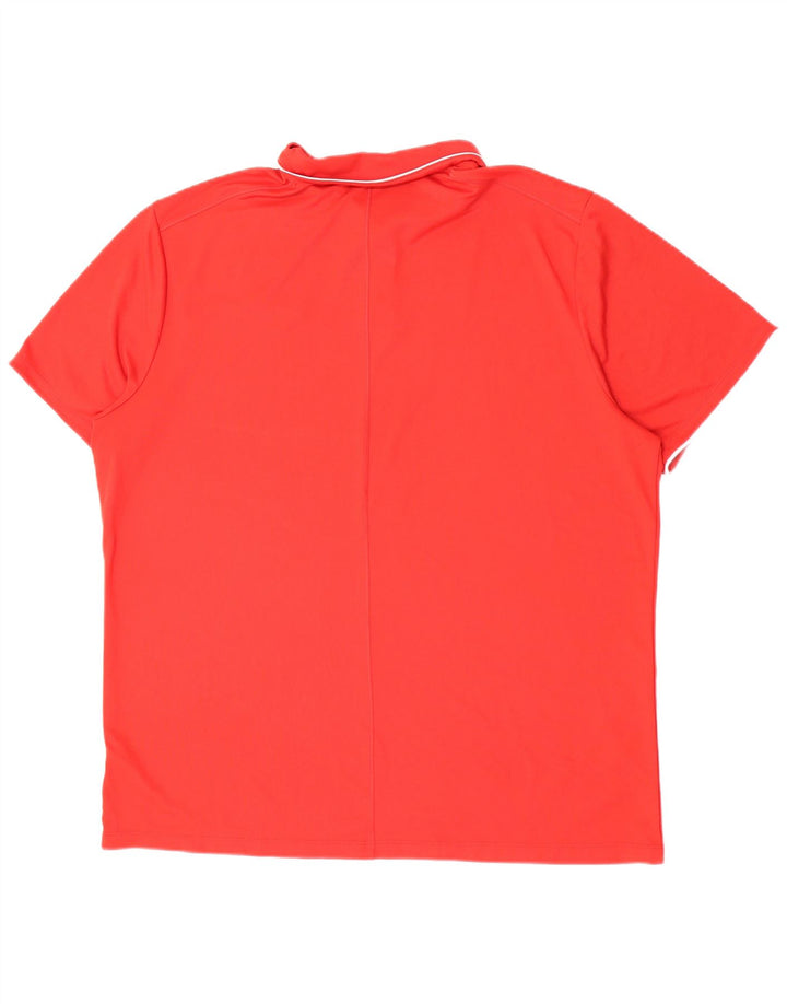 Nike Herre Regular Fit Polo Shirt 2XL Rød Polyester