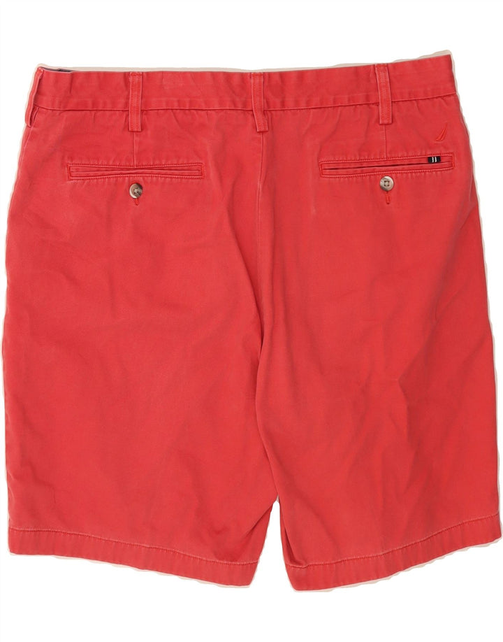 NAUTICA Mens Chino Shorts W36 Large Red Cotton Vintage Nautica and Second-Hand Nautica from Messina Hembry 