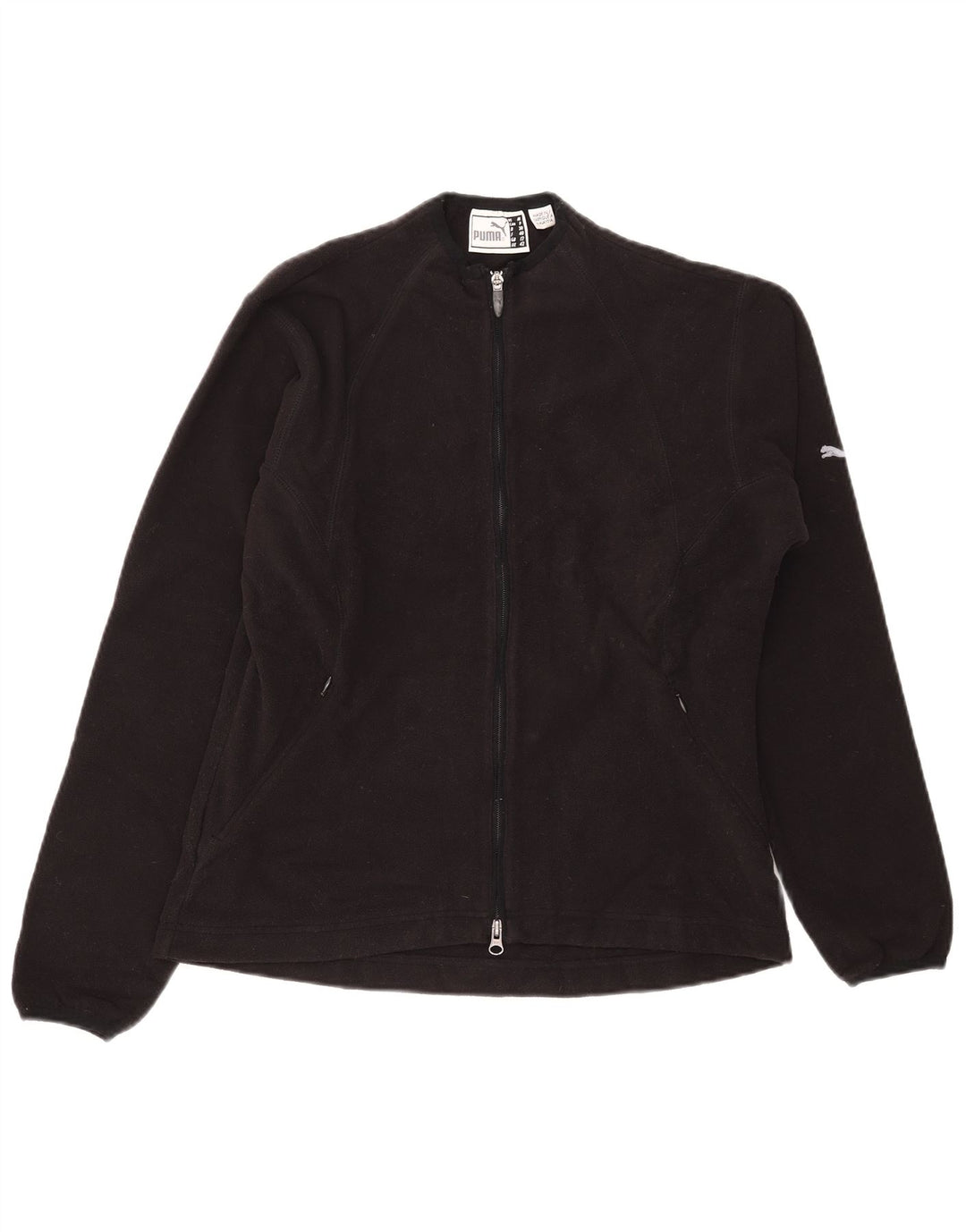 Puma Fleecejakke til kvinder UK 12 Medium Sort Polyester