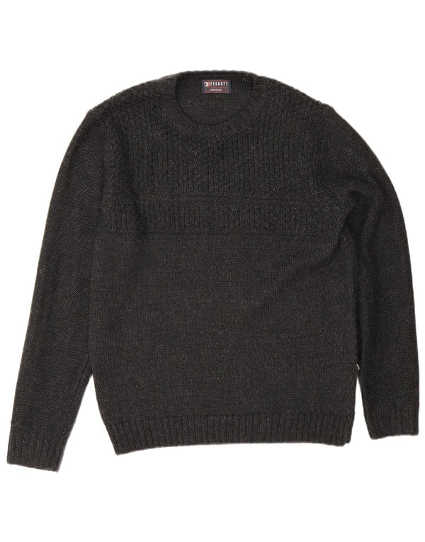 Peckott Heritage Heritage Crew Neck Jumper Sweater Medium Grey Polyacrylic