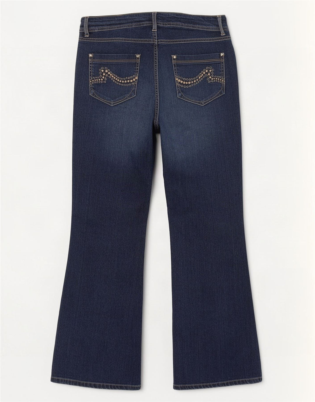 Marks & Spencer Dame Bootcut Jeans UK 16 Large W36 L30 Navy Blue