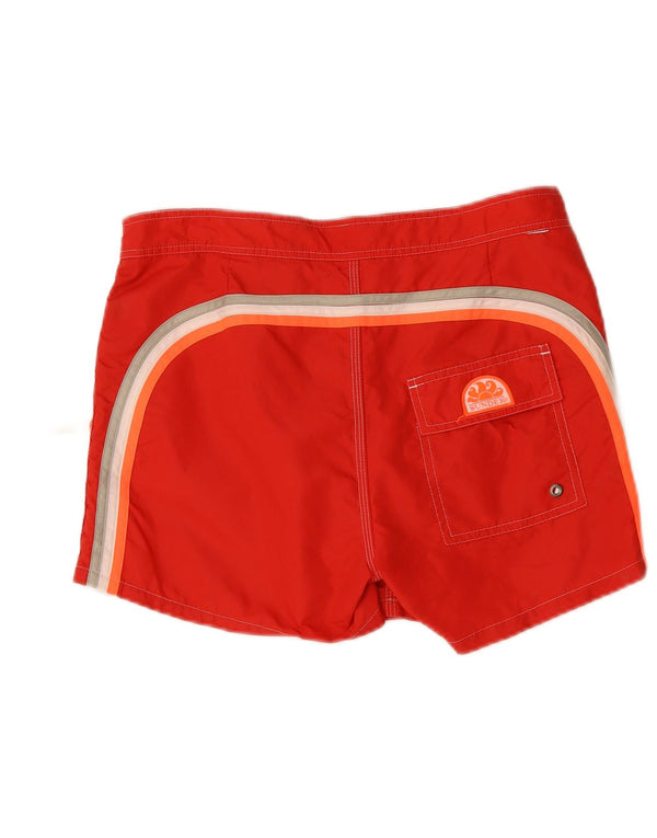 Sundek Herre badeshorts Medium Rød