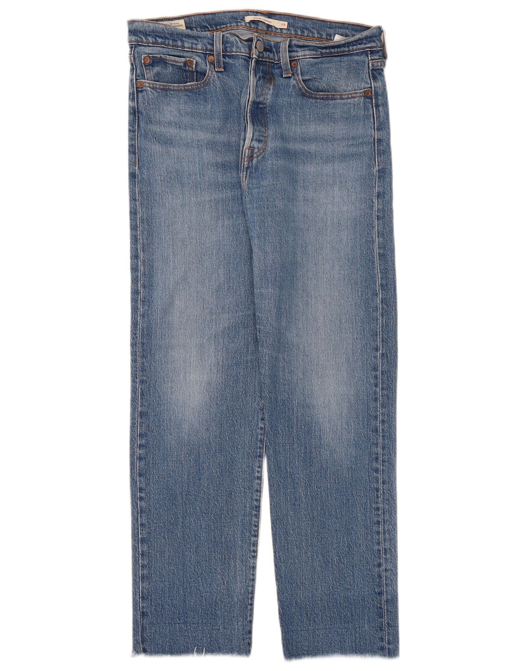 Levi's Dame Wedgie Straight Jeans W29 L28 Blå Bomuld