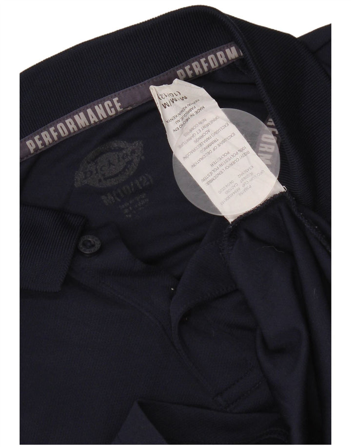 Dickies Boys Polo Shirt 10-11 år Medium Navy Blue Polyester