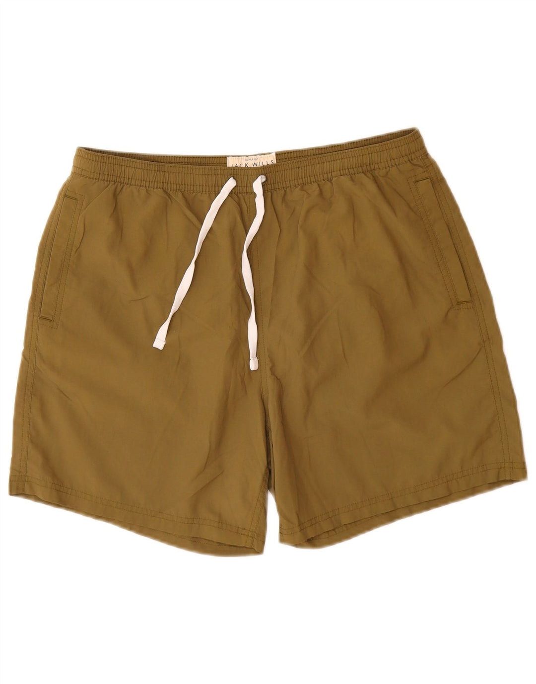 Jack Wills Badeshorts til mænd Medium Khaki Polyamid