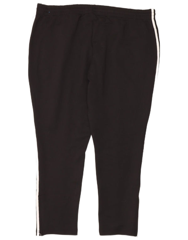 Adidas Womens Tracksuit Trousers UK 28/30 3XL Black Cotton Sports
