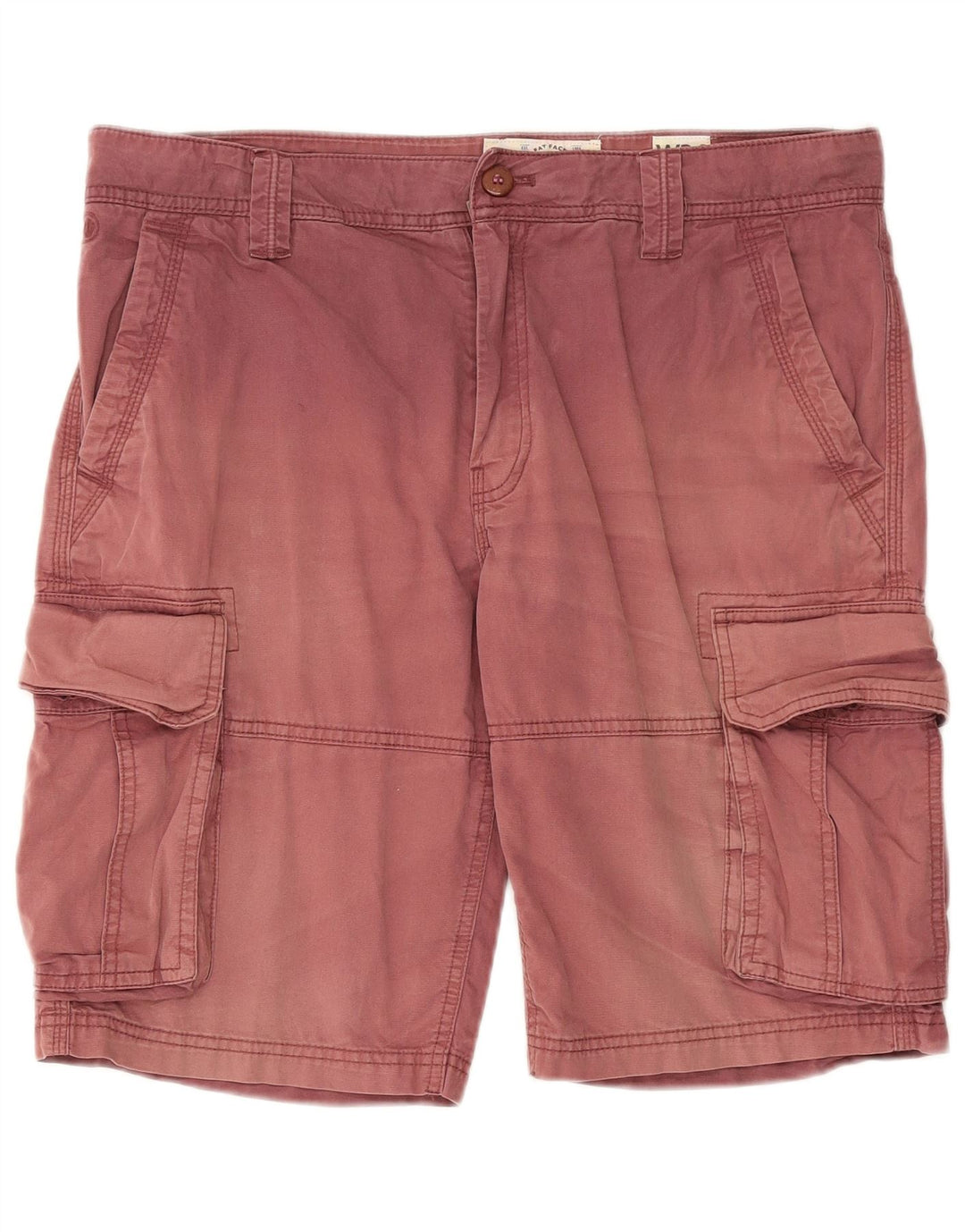 Fat Face Herre Cargo Shorts W34 Large Red Bomuld