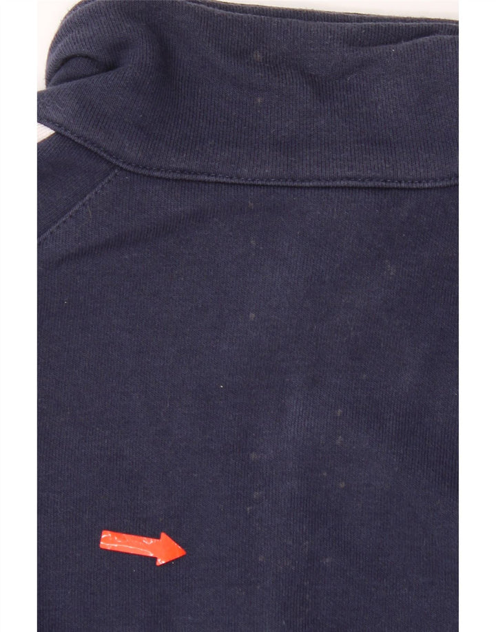 Champion Womens træningsdragt Topjakke UK 16 Large Navy Blue Colourblock