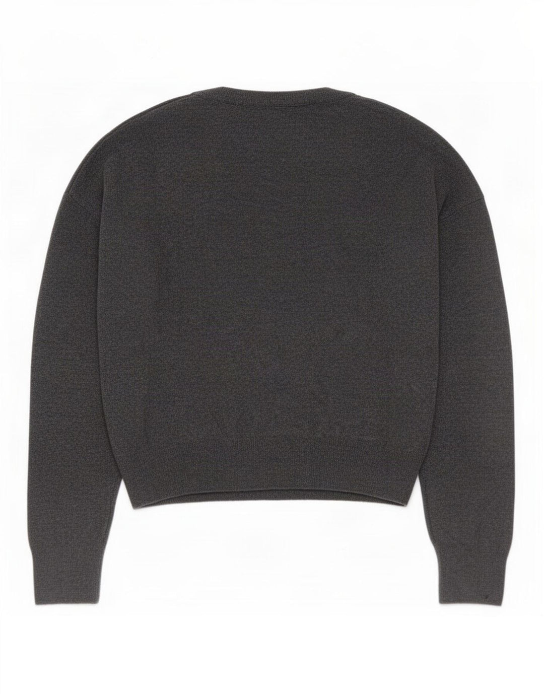 Zara Dame Oversized V-hals sweater UK 10 Lille grå polyamid