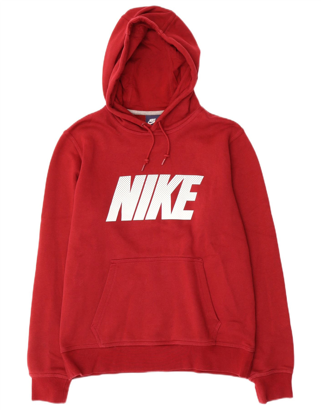 Nike Herre grafisk hættetrøje Jumper Medium Bourgogne bomuld