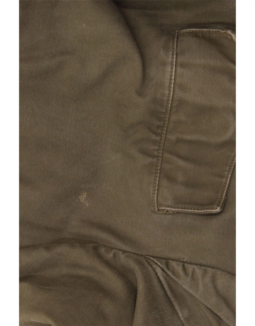 VINTAGE Military Parkajakke med hætte til mænd UK 40 Large Khaki