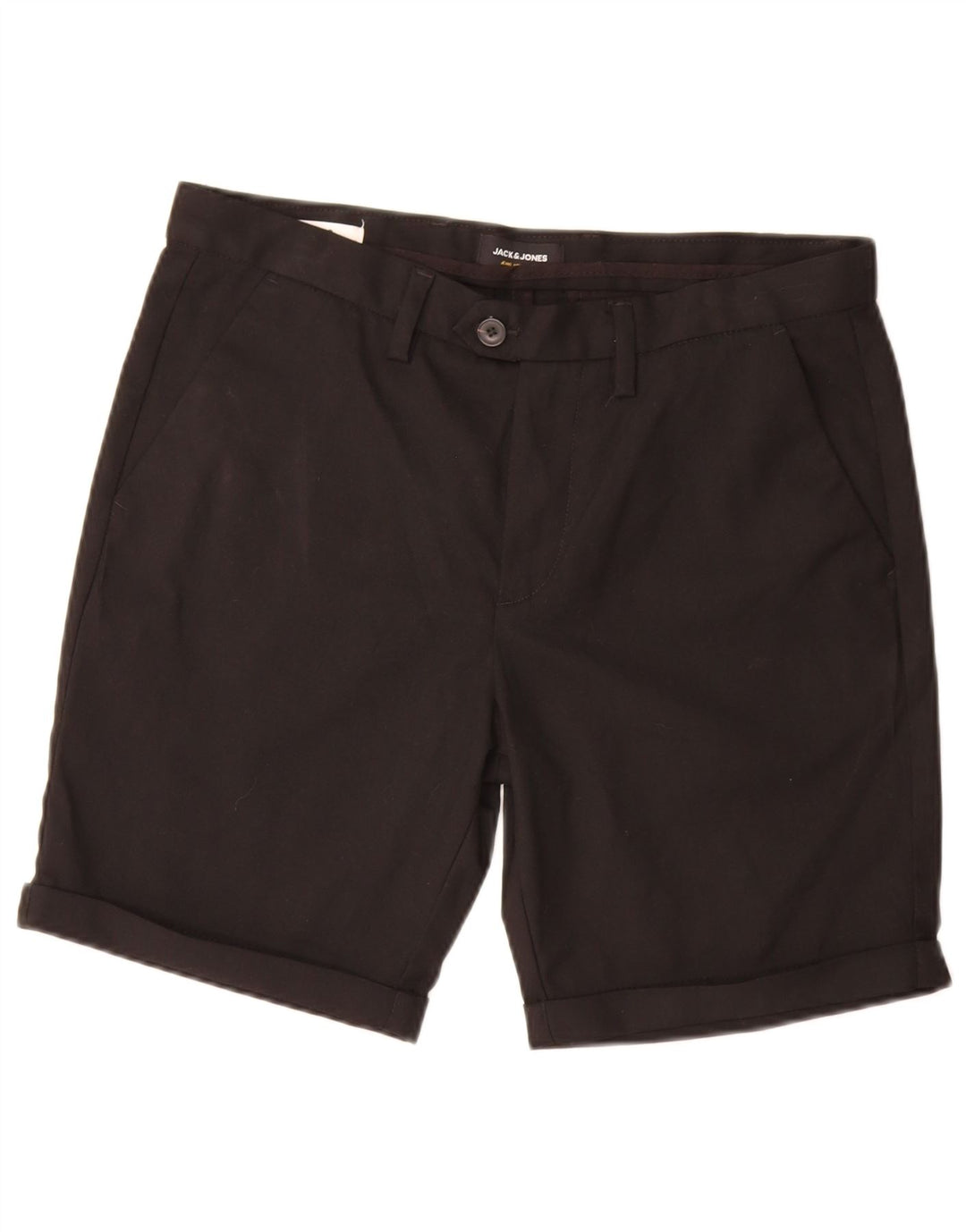 JACK & JONES Herre Chino Shorts Medium W30 Sort Polyester