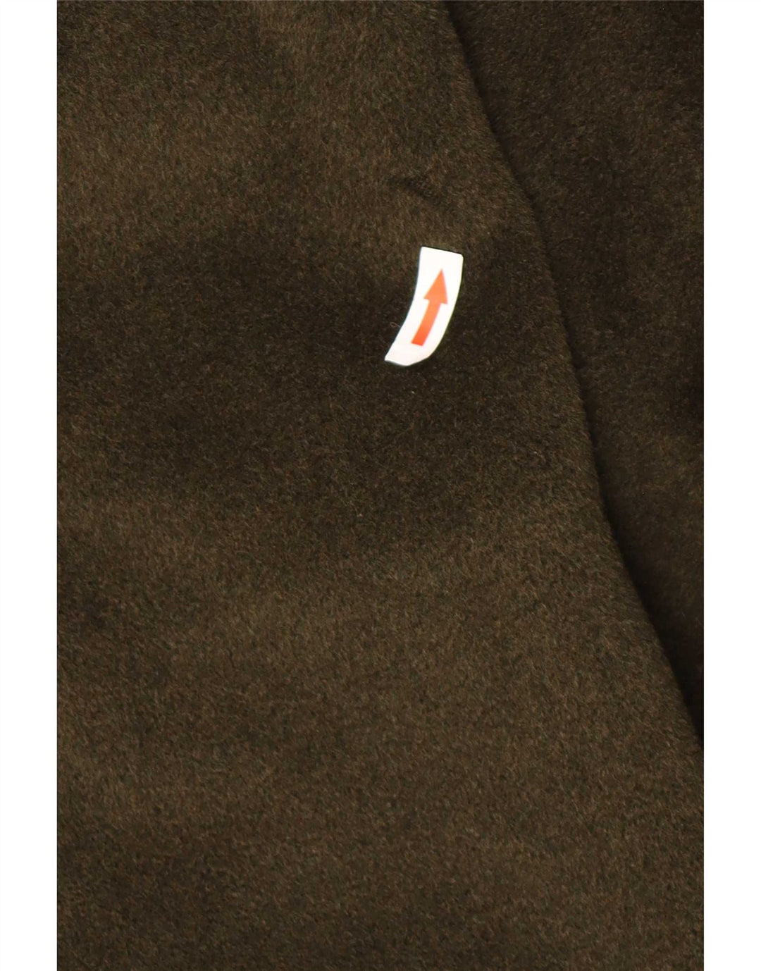 Max Mara Dame Overfrakke UK 12 Medium Khaki Virgin Wool