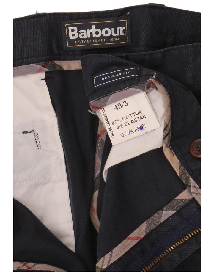 Barbour Herre Regular Fit Chinobukser IT 48 Medium W36 L32 Marineblå