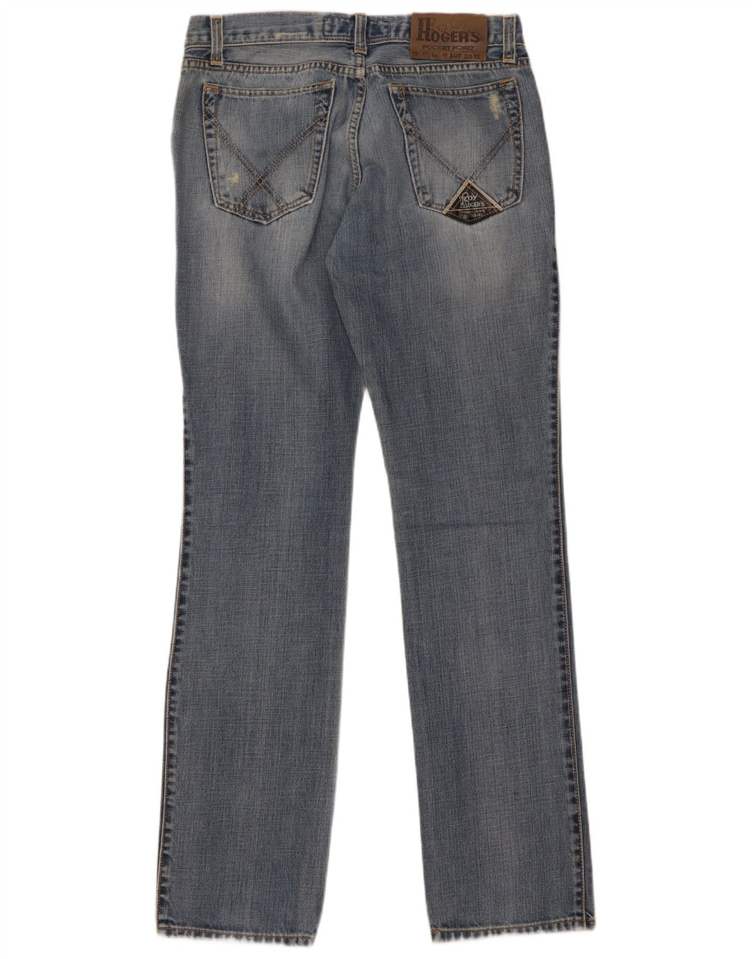 Roy Rogers Herre Distressed Slim Jeans W31 L34 Blå Bomuld