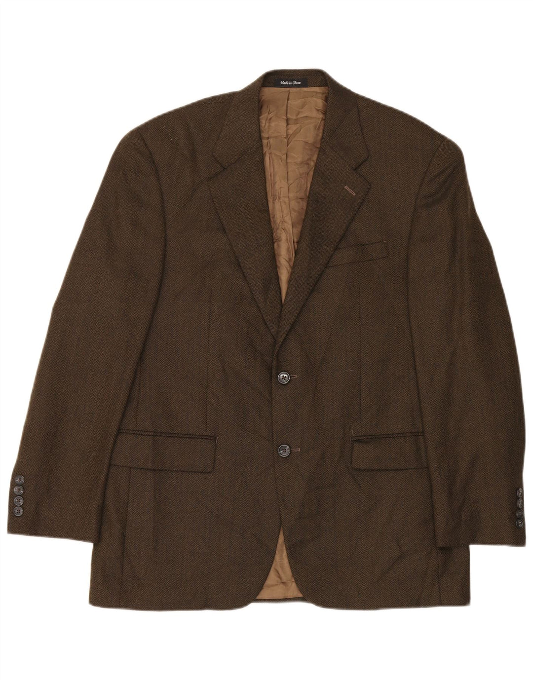 Ralph Lauren Herre 2-knaps blazerjakke UK 40 Medium Brown Classic