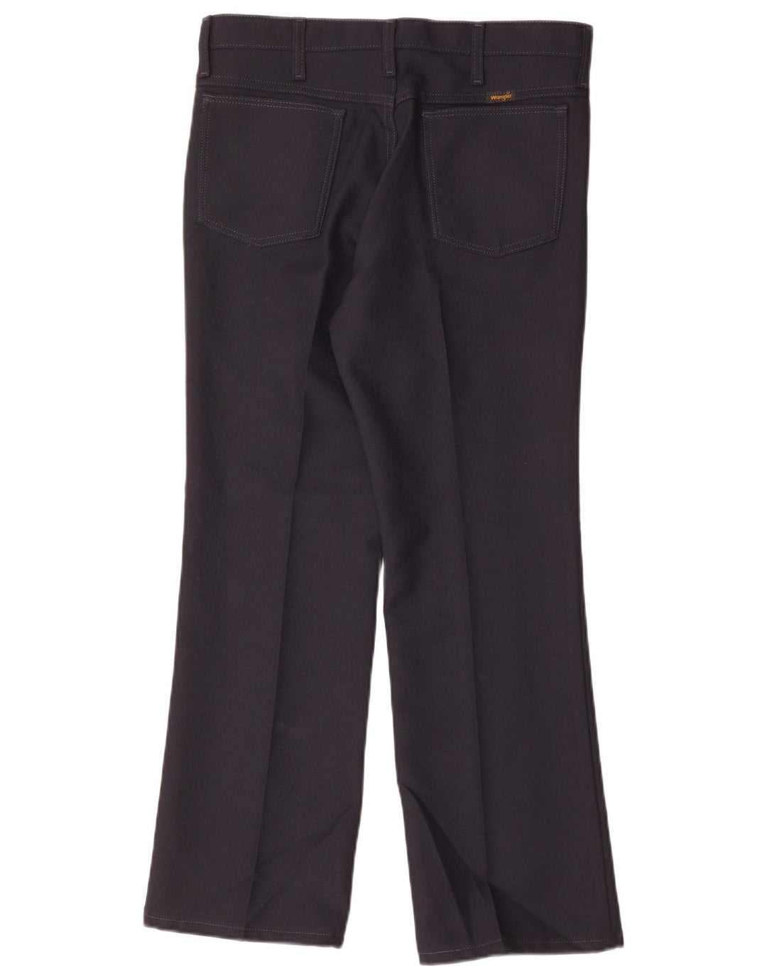 Wrangler Straight Casual Bukser til mænd W33 L29 Marineblå polyester
