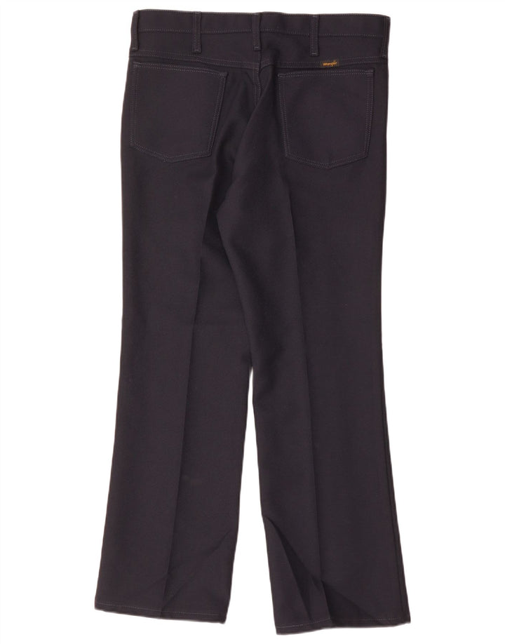 Wrangler Straight Casual Bukser til mænd W33 L29 Marineblå polyester