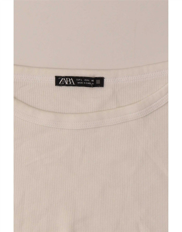 Zara Dametop Langærmet UK 14 Large White