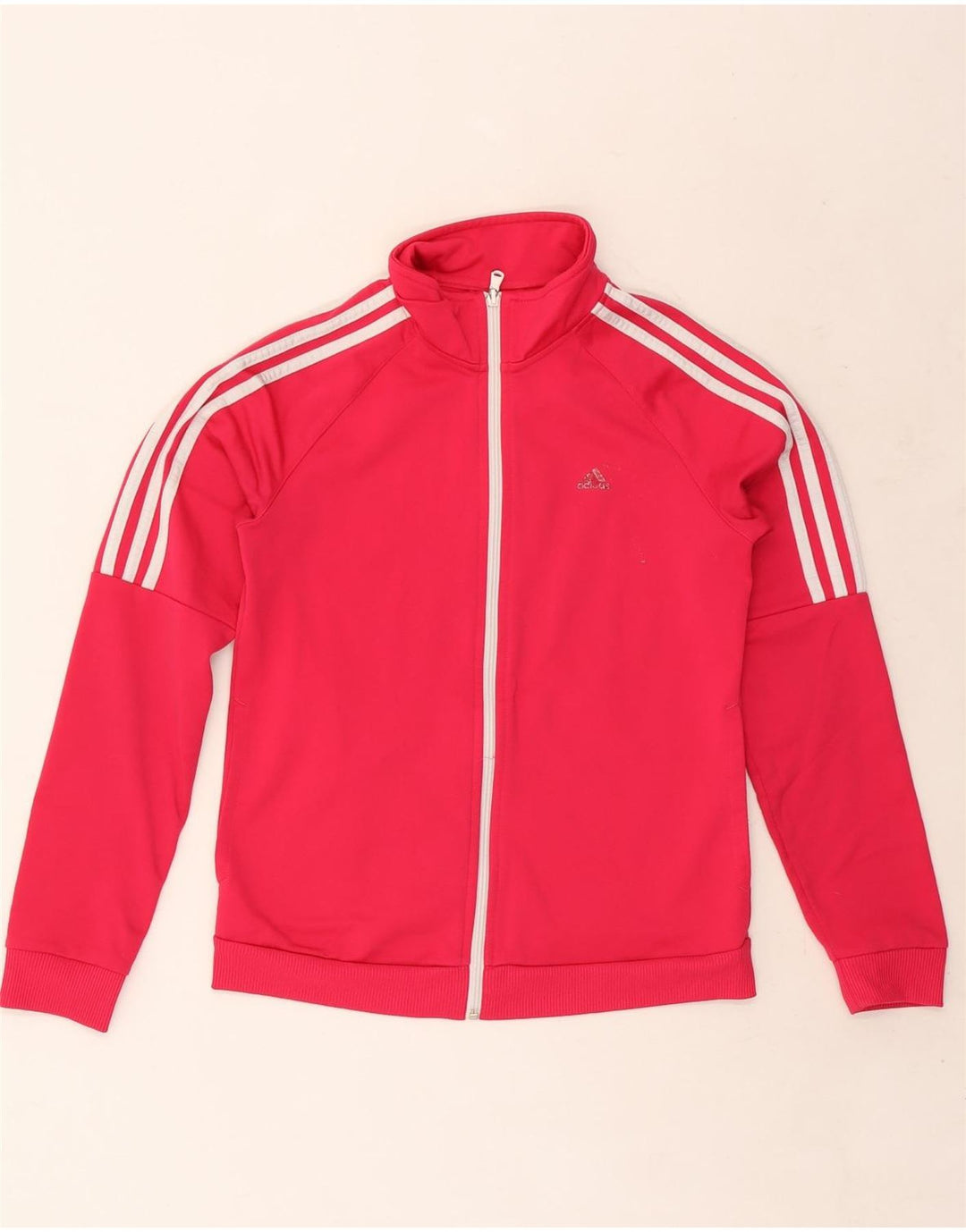 ADIDAS træningsdragt topjakke til kvinder UK 4/6 XS Pink Polyester