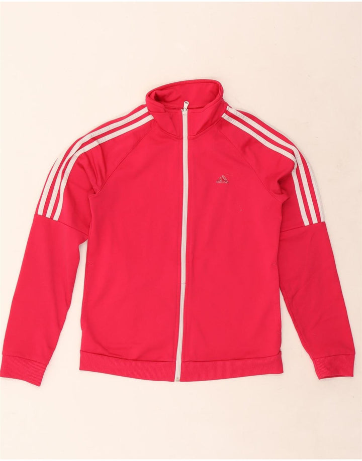 ADIDAS træningsdragt topjakke til kvinder UK 4/6 XS Pink Polyester