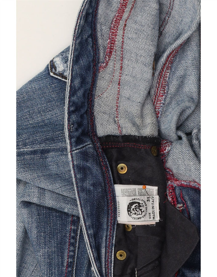 DIESEL Dame Slim Jeans W31 L35 Blå Bomuld