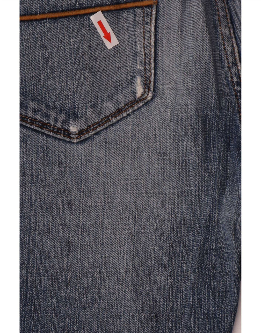 Marks & Spencer Herre Regular Straight Jeans W34 L29 Blå Bomuld