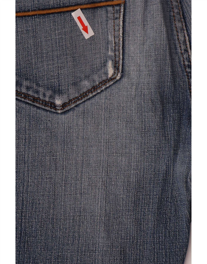 Marks & Spencer Herre Regular Straight Jeans W34 L29 Blå Bomuld
