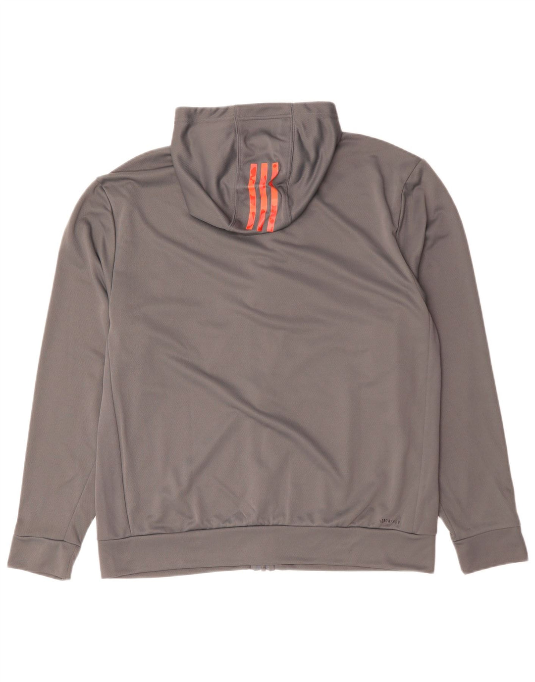 Adidas Aeroready Hættetrøje med lynlås til mænd mellemgrå polyester