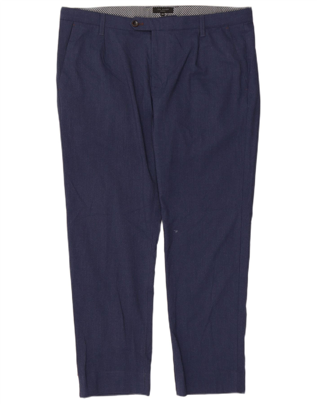 Ted Baker Herre Slim Suit Bukser W36 L28 Marineblå Polyester